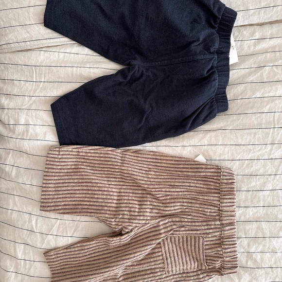 Baby Navy and Beige Bottoms - Picture 2 of 2